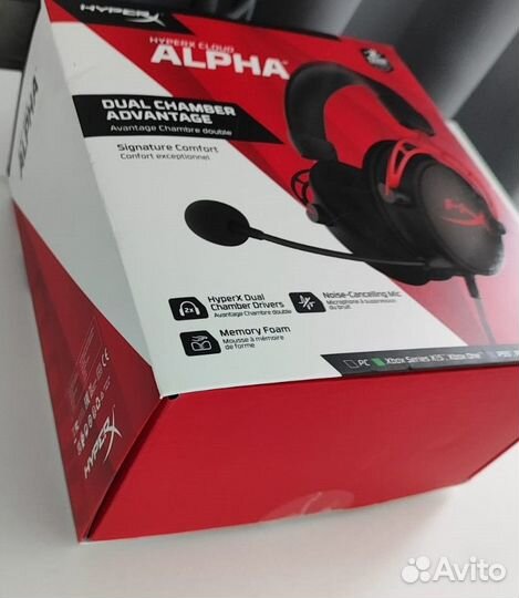 Наушники HyperX Cloud Alpha HX-hsca-RD