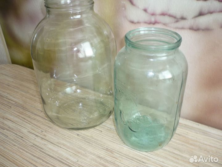 Банки стеклянные 3л., 2л., 1.5л