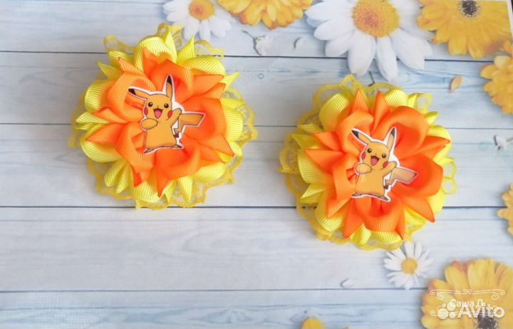 Резинки для волос ручной работы