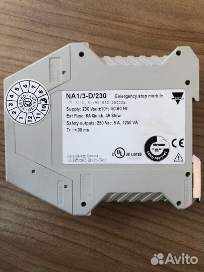 Модуль NA 1/3-D/230 Carlo Gavazzi