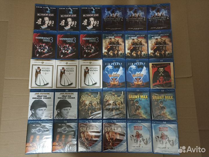 Продажа блюрей и 4к дисков