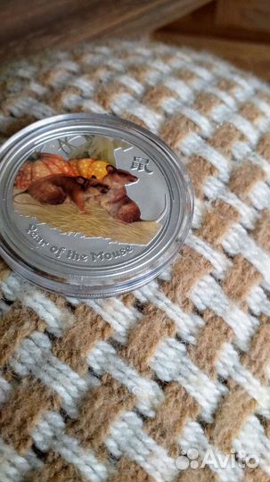 Монета Австралии 1 доллар 2008 г