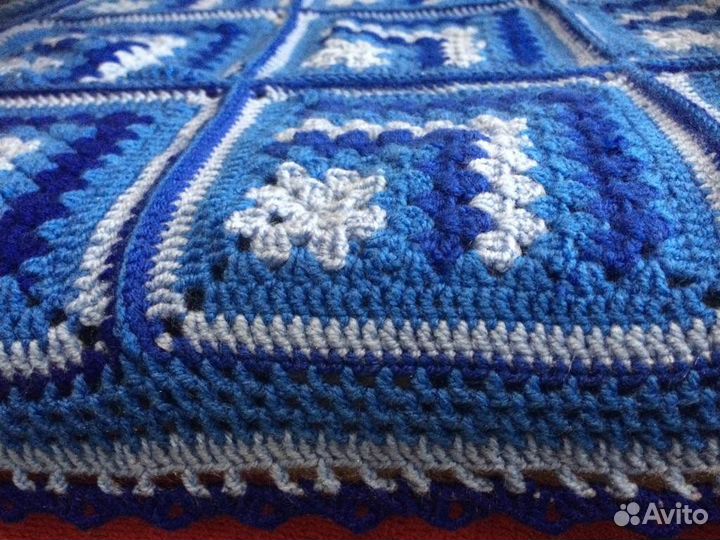 Плед вязаный