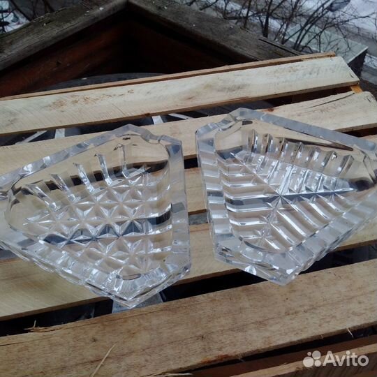 Пепельницы лзхс хрусталь, оптическое стекло и др