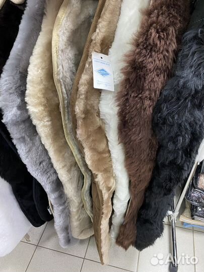 Меховые накидки натуральна овчина