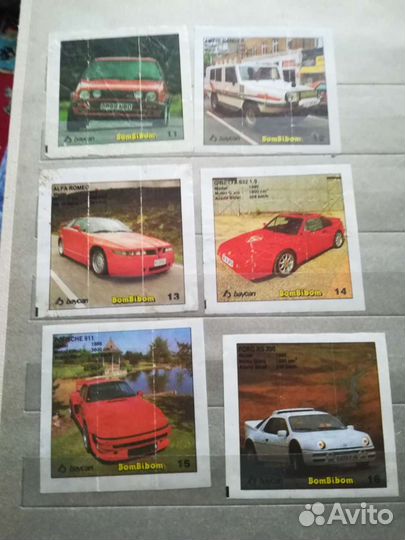 Вкладыш от жвачки цена за 1шт