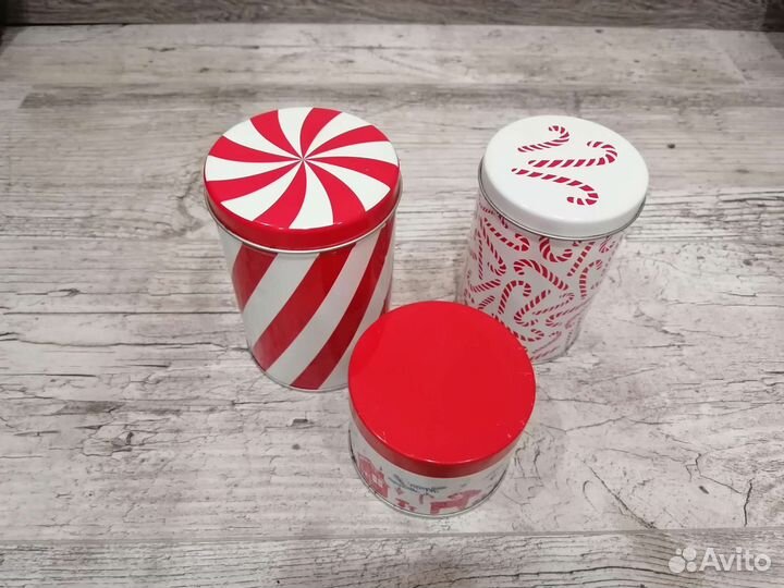 Банка с крышкой IKEA vinterfint 3 шт