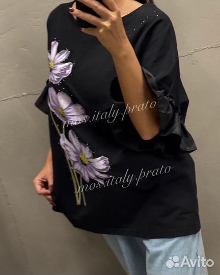 Кофта хлопок италия большие размеры