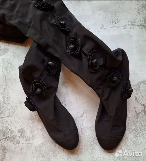 Весенние сапоги-чулки