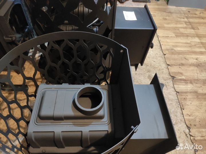 Чугунная Печь Для Бани до 16м3