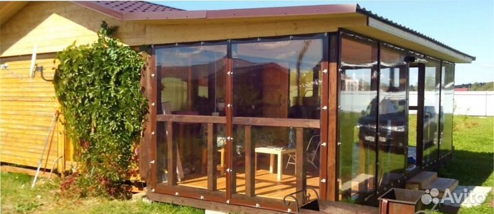 Мягкие Окна Жидкие Стёкла Прозрачные шторы