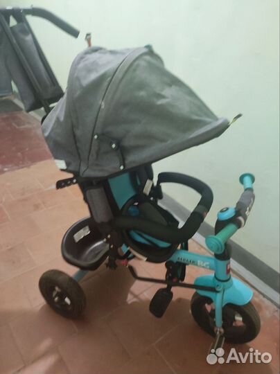 Велосипед с родительской ручкой трансформер