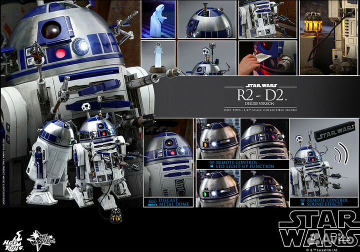 Hot Toys R2-D2 MMS 511 Delux Edition Фигурка