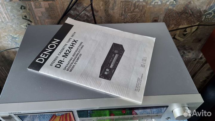 Кассетная дека denon DR-M24 HX