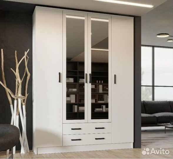 Шкаф Квадро белый