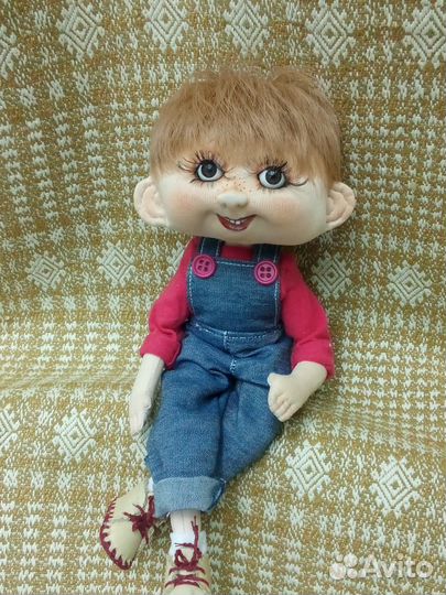 Куклы текстильные-шарнирные - подарок на 8-е Марта