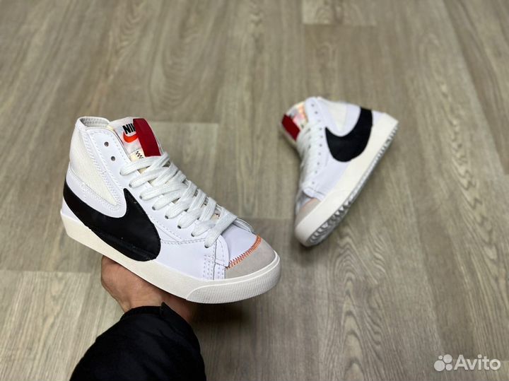 Кроссовки Nike Blazer Mid 77 Jumbo White Black