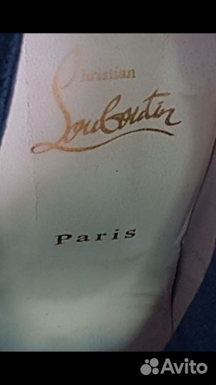 Ботильоны с открытым носом Christian Louboutin