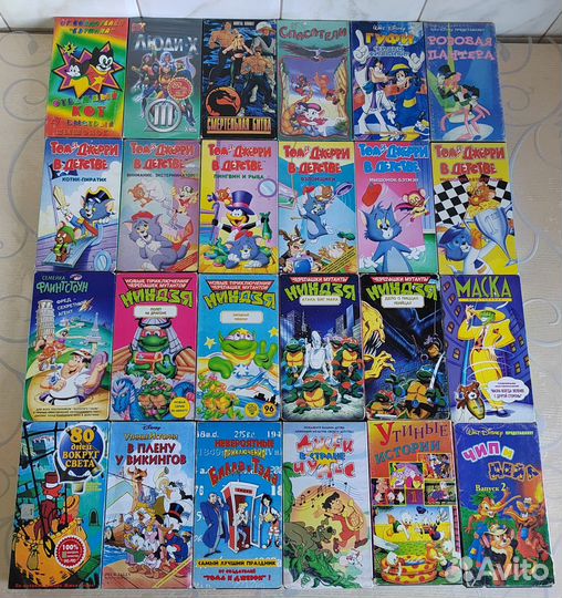 Мультики от еа и др. / видеокассеты / VHS