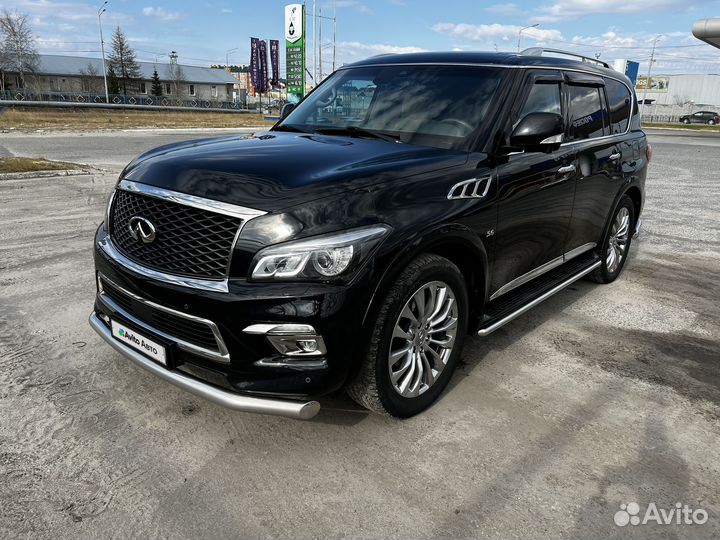 Infiniti QX80 5.6 AT, 2016, 189 500 км