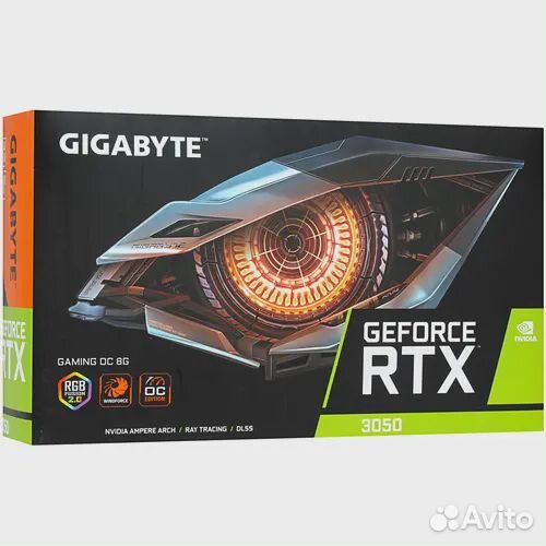 Видеокарта gigabyte GeForce RTX 3050 gaming OC