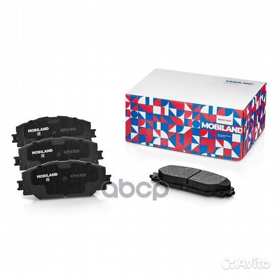 Колодки тормозные дисковые перед 429103650 mobi