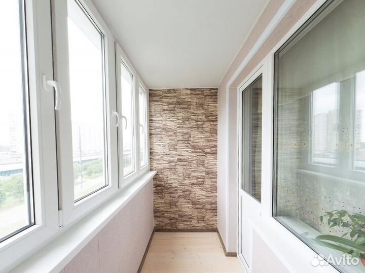 Отделка балкона