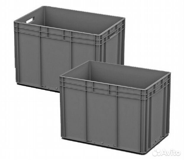 Евроконтейнер EC-6442 (600х400х420 мм) сплошной