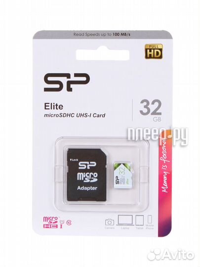 32Gb - Silicon Power Elite microsdhc Class 10