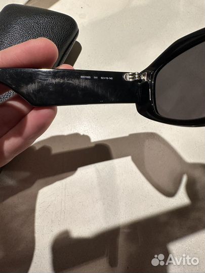 Очки Balenciaga солнцезащитные оригинал черные