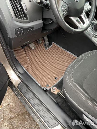 Ева коврики eva с бортами в автомобиль