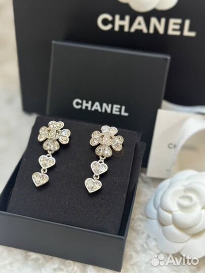 Серьги chanel оригинал