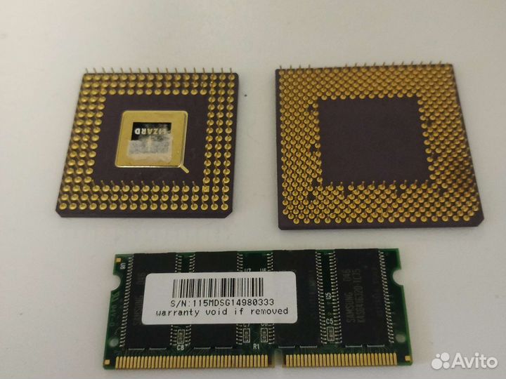 Процессоры и оператива древние