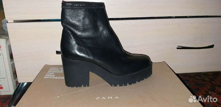 Ботильоны zara 36