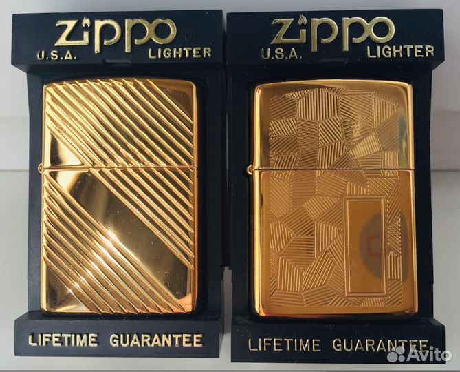 Zippo серии Gold Electroplated Zippo 31 Zippo 33