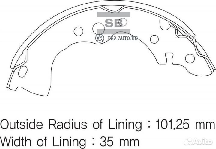 Sangsin brake SA131 Колодки тормозные бар. nissan