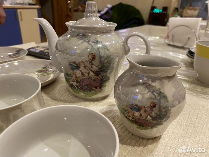 Чайный сервиз Дулевский фарфор Мадонна