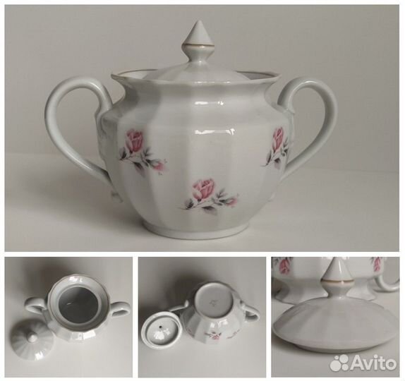 Винтажные сахарницы, чайники, соусница