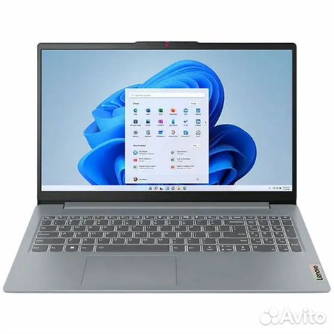 Ноутбук Lenovo IdeaPad Slim 3 серый