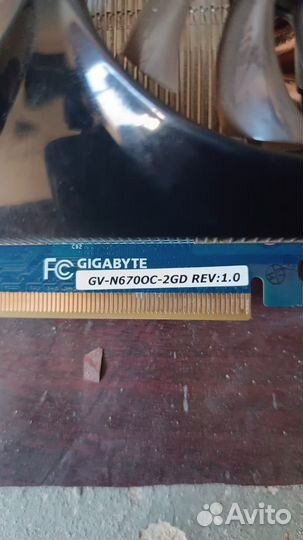 Видеокарта gigabyte gv-n6700-2gb