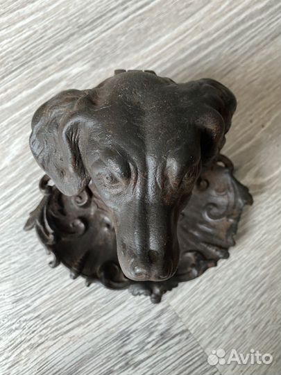 Пепельница голова собаки. Касли. СССР