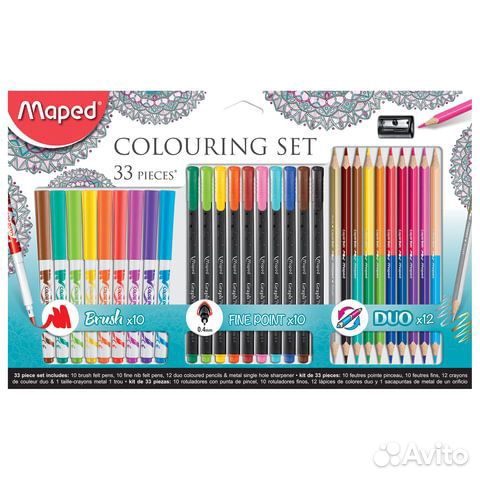 Набор творчества maped Colouring Set, 10 фломастер