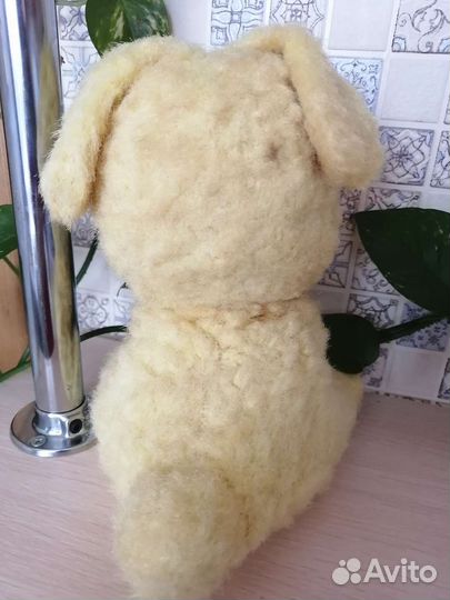 Мягкая игрушка СССР зайчик с платочком