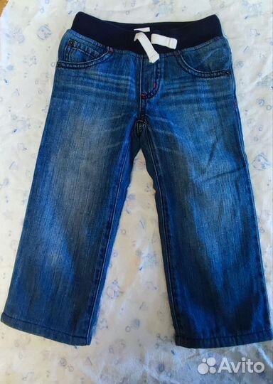 Джинсы теплые