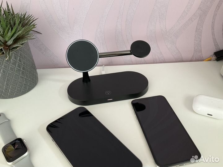 Беспроводная зарядка Magsafe для iPhone, Watch, Ai