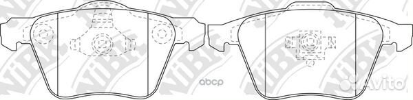Колодки передние PN0352 NiBK