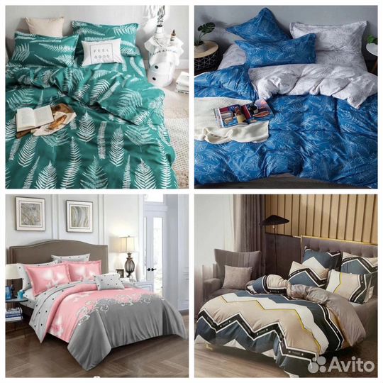 Постельное бельё.разное 1,5ка,2ка,евро,семейный