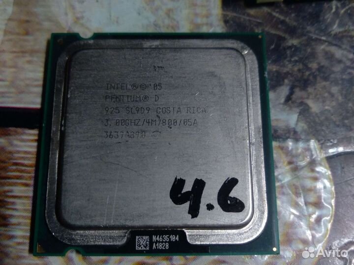 Процессоры на 775 сокет 2 ядра