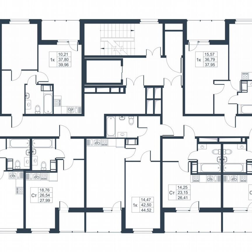 1-к. квартира, 37,7 м², 6/9 эт.