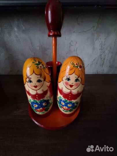 Пасхальное яйцо расписное, набор Матрешки